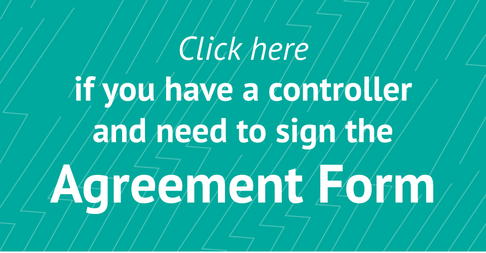 Click here if you have a controller and need to sign the Agreement Form